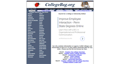 Desktop Screenshot of collegebug.org