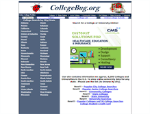 Tablet Screenshot of collegebug.org